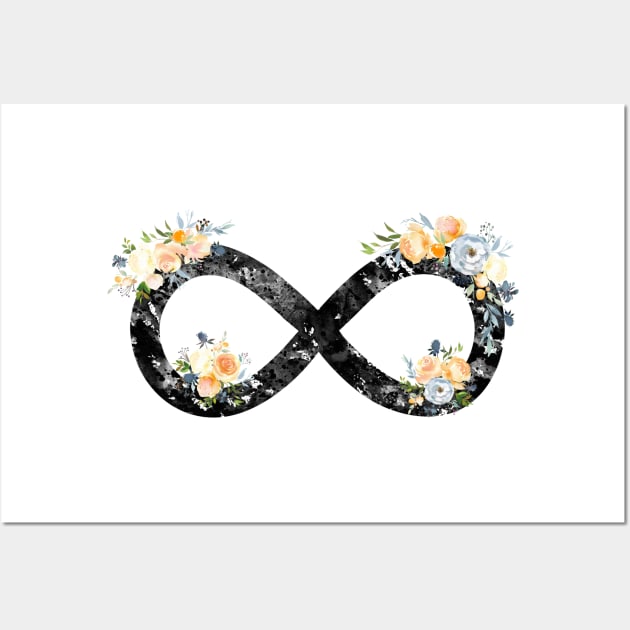 Infinity Symbol Wall Art by erzebeth